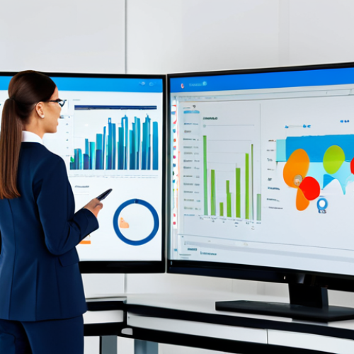 Home 24 **
"A confident project manager in a modern office setting, reviewing project timelines and data analytics on a large screen. She is wearing a modest business suit, fully clothed and professional. The office is bright and clean, showcasing collaboration and efficiency. Safe for work, appropriate content, perfect anatomy, natural pose, high resolution, professional."
**